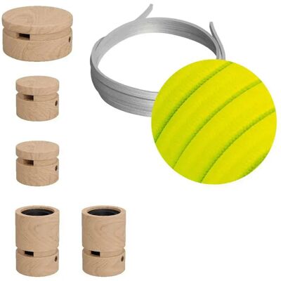 Creative Kit De Iluminación Wiggle Filé System Cf10 5 M 5 Unidades Brown / Neon Yellow One Size Creative Kit De Iluminación Wiggle Filé System Cf10 5 M 5 Unidades Brown / Neon Yellow One Size