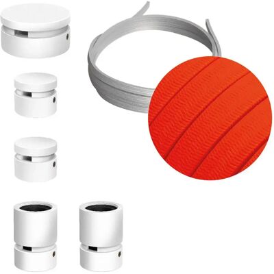Creative Kit De Iluminación Wiggle Filé System Cf15 5 M 5 Unidades White / Neon Orange One Size Creative Kit De Iluminación Wiggle Filé System Cf15 5 M 5 Unidades White / Neon Orange One Size