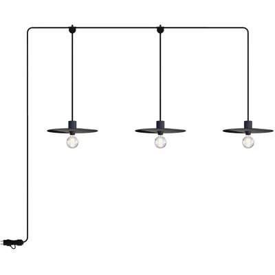 Creative Lámpara Exterior E-snake Eiva De 3 Luces Ip65 Con Pantallas Con Bulb Black One Size Creative Lámpara Exterior E-snake Eiva De 3 Luces Ip65 Con Pantallas Con Bulb Black One Size