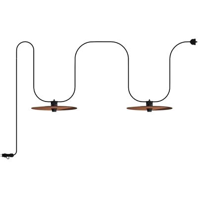 Creative Guirnalda Exterior Portátil Eiva Ip65 Eiva Ip65 Con 2 Pantallas Satin Copper / Satin Bronze One Size Creative Guirnalda Exterior Portátil Eiva Ip65 Eiva Ip65 Con 2 Pantallas Satin Copper / Satin Bronze One Size