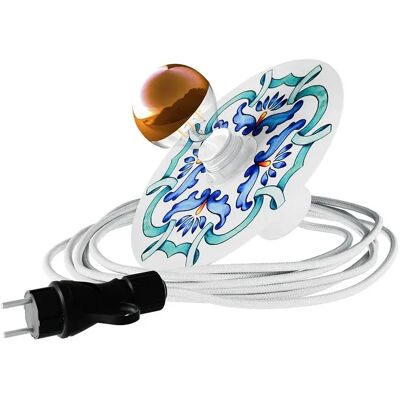 Creative Lámpara Portátil De Pantalla Plana Mini Snake Eiva Ellepì Maioliche Con Bulb Majolica Blue One Size Creative Lámpara Portátil De Pantalla Plana Mini Snake Eiva Ellepì Maioliche Con Bulb Majolica Blue One Size