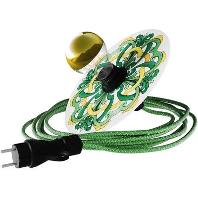 Creative Lámpara Portátil De Pantalla Plana Mini Snake Eiva Ellepì Maioliche Con Bulb Majolica Yellow - Green One Size Creative Lámpara Portátil De Pantalla Plana Mini Snake Eiva Ellepì Maioliche Con Bulb Majolica Yellow - Green One Size