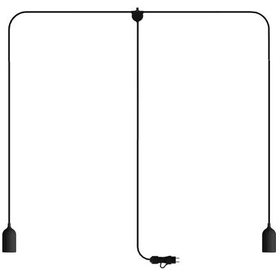 Creative Lámpara Exterior T-snake Eiva Ip65 Con 2 Luces Portátiles Black One Size Creative Lámpara Exterior T-snake Eiva Ip65 Con 2 Luces Portátiles Black One Size