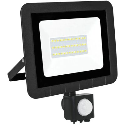 Matel Proyector Led Con Sensor 30w Black One Size Matel Proyector Led Con Sensor 30w Black One Size