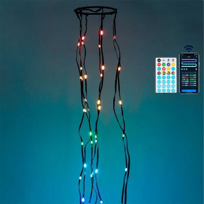 Aigostar Guirnalda De Luces Bluetooth Low Voltage Tree Cover Rgbic 1.5m Black 1.5 m Aigostar Guirnalda De Luces Bluetooth Low Voltage Tree Cover Rgbic 1.5m Black 1.5 m