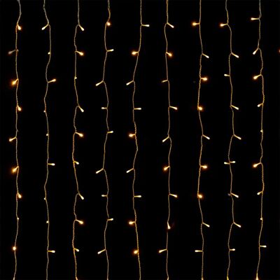 Aigostar Guirnalda De Luces Curtain Flat Warm White 3x1.8m 31 Strips Ip44 Indoor & Outdoor Low Voltage Transparent One Size Aigostar Guirnalda De Luces Curtain Flat Warm White 3x1.8m 31 Strips Ip44 Indoor & Outdoor Low Voltage Transparent One Size