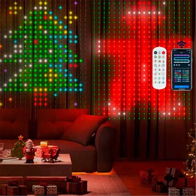 Aigostar Guirnalda De Luces Smart Curtain 5 + 1x1m Rgbic Ip44 Indoor & Outdoor Transparent 1 x 1 m Aigostar Guirnalda De Luces Smart Curtain 5 + 1x1m Rgbic Ip44 Indoor & Outdoor Transparent 1 x 1 m