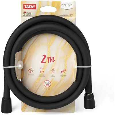Tatay Manguera De Ducha Deluxe 2 M Black One Size Tatay Manguera De Ducha Deluxe 2 M Black One Size