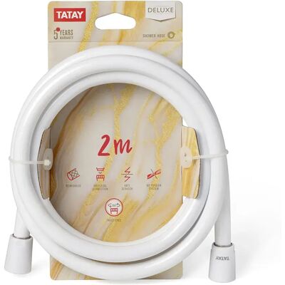 Tatay Manguera De Ducha Deluxe 2 M White One Size Tatay Manguera De Ducha Deluxe 2 M White One Size