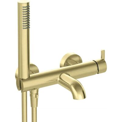 Deante Mezcladora de bañera - Oro cepillado - Montaje a pared - Mezcladora para bañera Deante Mezcladora de bañera - Oro cepillado - Montaje a pared - Mezcladora para bañera