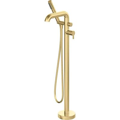 Neuesbad Serie 600 Oro cepillado bañera independiente mezclador - Mezclador de bañera Neuesbad Serie 600 Oro cepillado bañera independiente mezclador - Mezclador de bañera