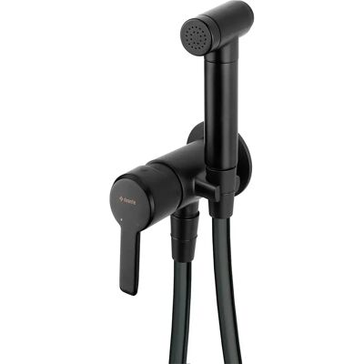 Mezclador bidet negro Arnika de Deante con cabezal de ducha Bidetta Mezclador bidet negro Arnika de Deante con cabezal de ducha Bidetta