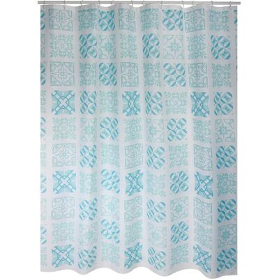 Msv Cortina De Ducha Sintra Premium Turquoise 180 x 200 cm Msv Cortina De Ducha Sintra Premium Turquoise 180 x 200 cm