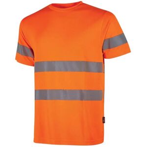 U-power Camiseta De Manga Corta Mizar 3 Unidades Orange Fluo 4XL U-power Camiseta De Manga Corta Mizar 3 Unidades Orange Fluo 4XL