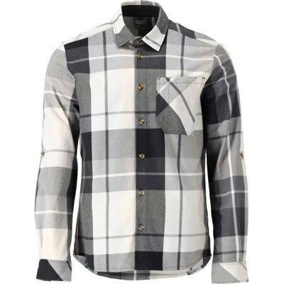 Mascot Camisa De Manga Larga Customized 22904 Stone Grey Checked 2XL Mascot Camisa De Manga Larga Customized 22904 Stone Grey Checked 2XL