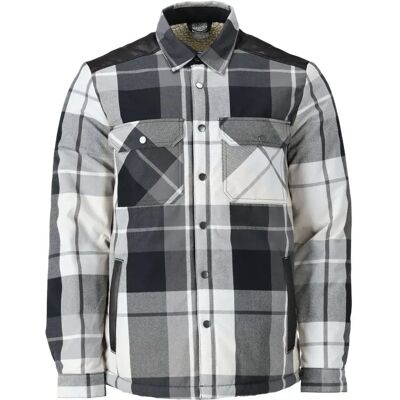 Mascot Camisa De Manga Larga Customized 23104 Stone Grey Checked 2XL Mascot Camisa De Manga Larga Customized 23104 Stone Grey Checked 2XL