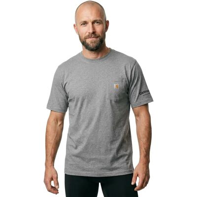 Carhartt Camiseta De Manga Corta Streetcar Weather Ash Heather L Carhartt Camiseta De Manga Corta Streetcar Weather Ash Heather L