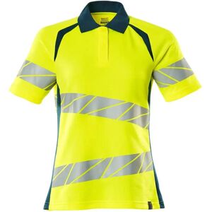 Mascot Polo De Manga Corta Para Mujer Accelerate Safe 19093 Hi-Vis Yellow / Dark Petroleum S Mascot Polo De Manga Corta Para Mujer Accelerate Safe 19093 Hi-Vis Yellow / Dark Petroleum S