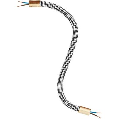 Cable Manguera Creative Flex Rz04 30 Cm Satin Bronze / Black White 30 cm Cable Manguera Creative Flex Rz04 30 Cm Satin Bronze / Black White 30 cm