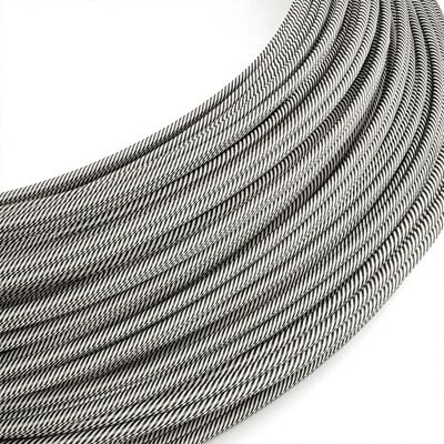 Creative Rollo De Cable Textil Trenzado Vertigo Erm37 Extra Low Voltage 50 M White / Slate One Size Creative Rollo De Cable Textil Trenzado Vertigo Erm37 Extra Low Voltage 50 M White / Slate One Size