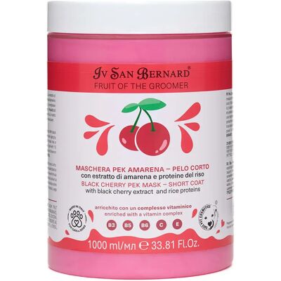Iv San Bernard Mascarilla De Pelo Corto De Cereza 1l 1L Iv San Bernard Mascarilla De Pelo Corto De Cereza 1l 1L