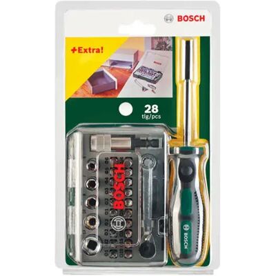 Bosch Destornillador Portapuntas 2607017331 27 Piezas Black / Green One Size Bosch Destornillador Portapuntas 2607017331 27 Piezas Black / Green One Size