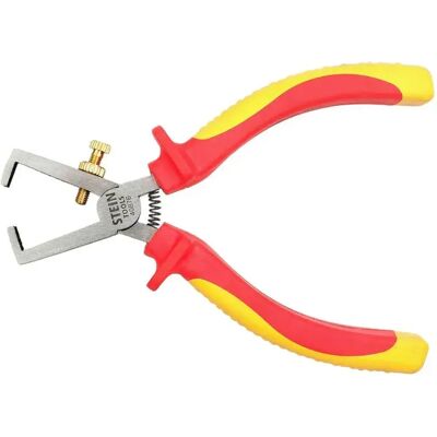 Stein Alicates Pelacables Con Mango Aislado 160 Mm Yellow / Red One Size Stein Alicates Pelacables Con Mango Aislado 160 Mm Yellow / Red One Size