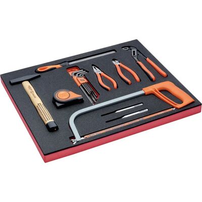 Bahco Composición De Alicates Herramientas De Medición Y Roscado En Bandeja De Espuma 3-3 Fit&go 18 Unidades Multicolor One Size Bahco Composición De Alicates Herramientas De Medición Y Roscado En Bandeja De Espuma 3-3 Fit&go 18 Unidades Multicolor One Size