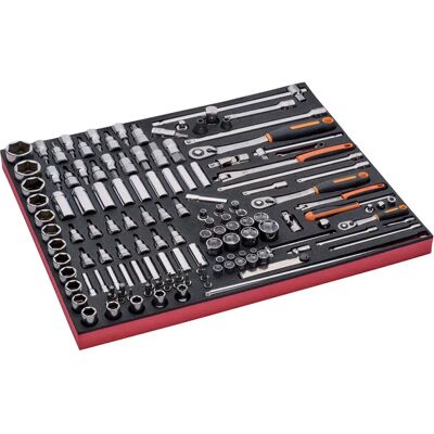 Bahco Juego De Llaves De Carraca Con Puntas Y Vasos Ff1a08 1/4´´ 1/2´´ 3/8´´ 3-3 Fit&go 138 Piezas Multicolor One Size Bahco Juego De Llaves De Carraca Con Puntas Y Vasos Ff1a08 1/4´´ 1/2´´ 3/8´´ 3-3 Fit&go 138 Piezas Multicolor One Size