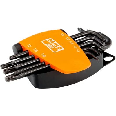 Bahco - Llaves Torx - Fosfatadas - 8 piezas - Juego de llaves Torx Bahco - Llaves Torx - Fosfatadas - 8 piezas - Juego de llaves Torx