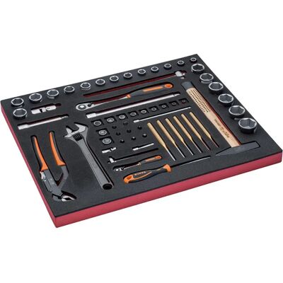 Bahco Juego De Herramientas Set Of S And Hitting Tools In Foam Tray 3-3 Fit&go 60 Piezas Multicolor One Size Bahco Juego De Herramientas Set Of S And Hitting Tools In Foam Tray 3-3 Fit&go 60 Piezas Multicolor One Size