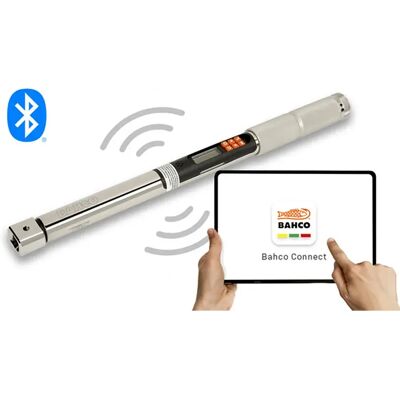 Bahco Llave Dinamométrica Bluetooth® De Par Y ángulo Con Memoria Y Cabezal Rectangular Intercambiable De 40-800 Newton Metro Multicolor One Size Bahco Llave Dinamométrica Bluetooth® De Par Y ángulo Con Memoria Y Cabezal Rectangular Intercambiable De 40-800 Newton Metro Multicolor One Size