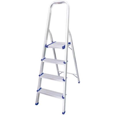 Jbm Escalera De Aluminio De 4 Peldaños Grey One Size Jbm Escalera De Aluminio De 4 Peldaños Grey One Size