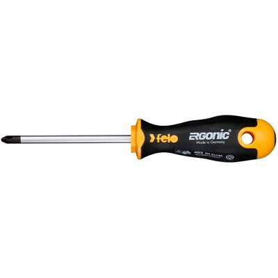 Felo Destornillador Estrella Ergonic Ph Black / Yellow 4 x 150 mm Felo Destornillador Estrella Ergonic Ph Black / Yellow 4 x 150 mm