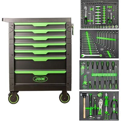 Jbm Carro De Herramientas 77.4x46.9x97 Cm Green One Size Jbm Carro De Herramientas 77.4x46.9x97 Cm Green One Size