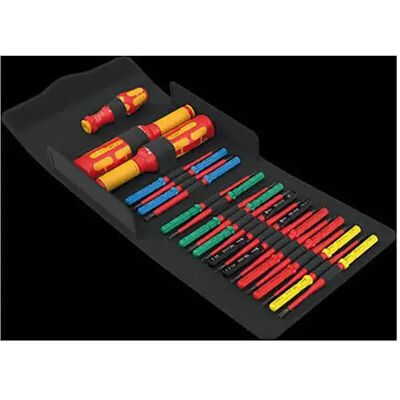 Wera Juego De Destornilladores Kraftform Kompakt Vde Safe-torque Speed Red / Yellow One Size Wera Juego De Destornilladores Kraftform Kompakt Vde Safe-torque Speed Red / Yellow One Size