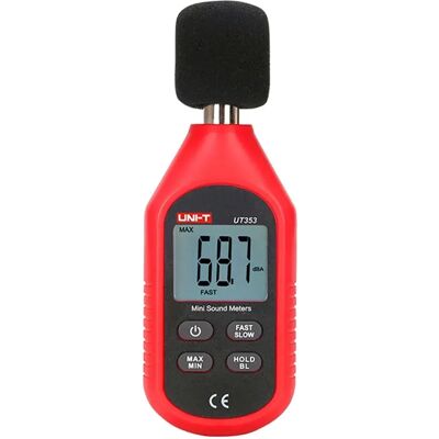 Uni-t Medidor De Decibelios Digital Ut353 Black / Red One Size Uni-t Medidor De Decibelios Digital Ut353 Black / Red One Size