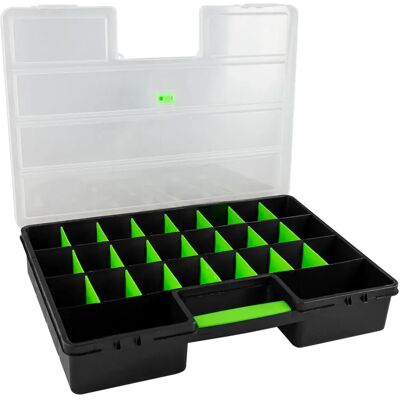 Jbm Caja Con 24+ 2 Compartimentos Black / Green One Size Jbm Caja Con 24+ 2 Compartimentos Black / Green One Size