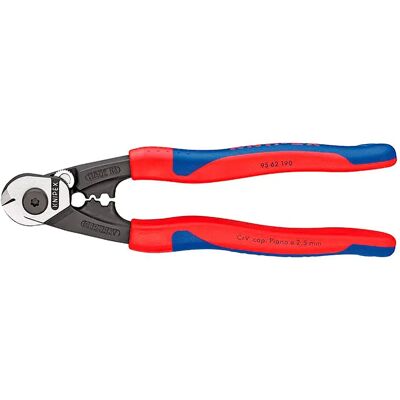 Knipex Alicates De Corte 95 62 190 Black / Red / Blue One Size Knipex Alicates De Corte 95 62 190 Black / Red / Blue One Size