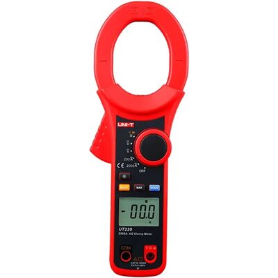Uni-t Medidor De Corriente Digital Ut220 Red / Grey One Size Uni-t Medidor De Corriente Digital Ut220 Red / Grey One Size