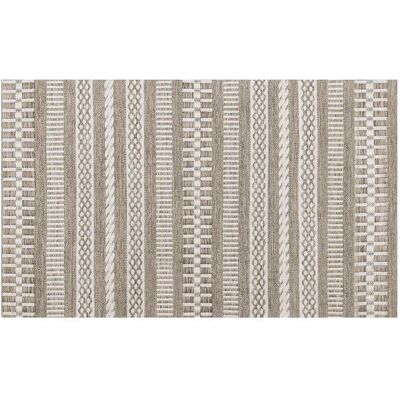 CROMA COLLECTION Alfombra de vinilo 45x75cm Beige y Blanco CROMA COLLECTION Alfombra de vinilo 45x75cm Beige y Blanco