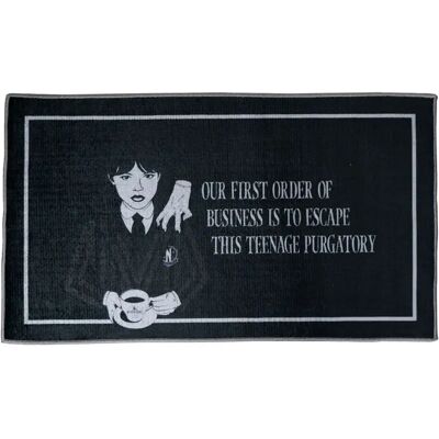 Sihir Dukkani Felpudo Wednesday Adams 70x40 Cm Black One Size Sihir Dukkani Felpudo Wednesday Adams 70x40 Cm Black One Size