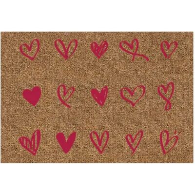 Duett Felpudo 40x70 Cm Brown / Pink One Size Duett Felpudo 40x70 Cm Brown / Pink One Size