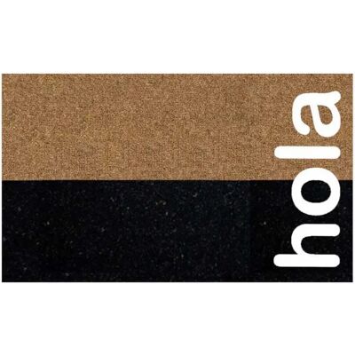 Duett Felpudo Hola 40x70 Cm Brown / Black / White One Size Duett Felpudo Hola 40x70 Cm Brown / Black / White One Size