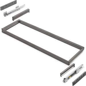 Emuca Guías Para Cajones 1062-1088 Mm Titanium One Size Emuca Guías Para Cajones 1062-1088 Mm Titanium One Size