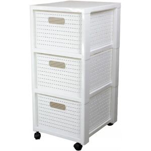 Rotho Cesta De Ropa Country White One Size Rotho Cesta De Ropa Country White One Size