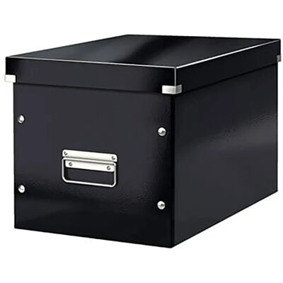 Leitz Caja De Almacenamiento Cúbica Grande Click And Store 320x360x310 Mm Black One Size Leitz Caja De Almacenamiento Cúbica Grande Click And Store 320x360x310 Mm Black One Size