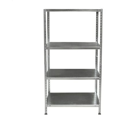 Wellhome Estantería Metálica Con 4 Estantes 70x37x137 Cm Metal One Size Wellhome Estantería Metálica Con 4 Estantes 70x37x137 Cm Metal One Size