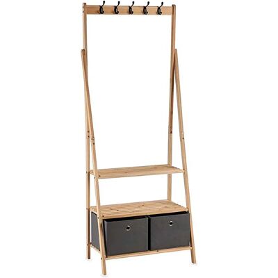 San Ignacio Perchero De Pared X Kipit Con 67x40 Cm 3 Estantes Brown / Gray One Size San Ignacio Perchero De Pared X Kipit Con 67x40 Cm 3 Estantes Brown / Gray One Size