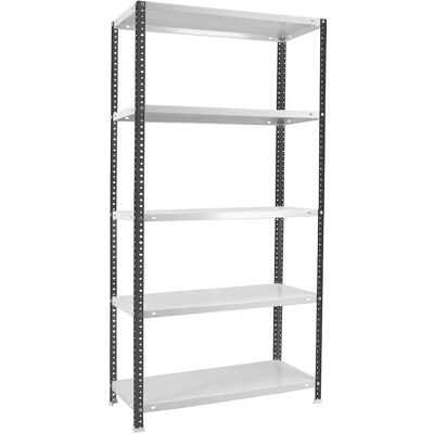 Simon Rack Estantería Metálica Comfort Superplus 5/400 2000x1100x400 Mm Anthracite / White One Size Simon Rack Estantería Metálica Comfort Superplus 5/400 2000x1100x400 Mm Anthracite / White One Size
